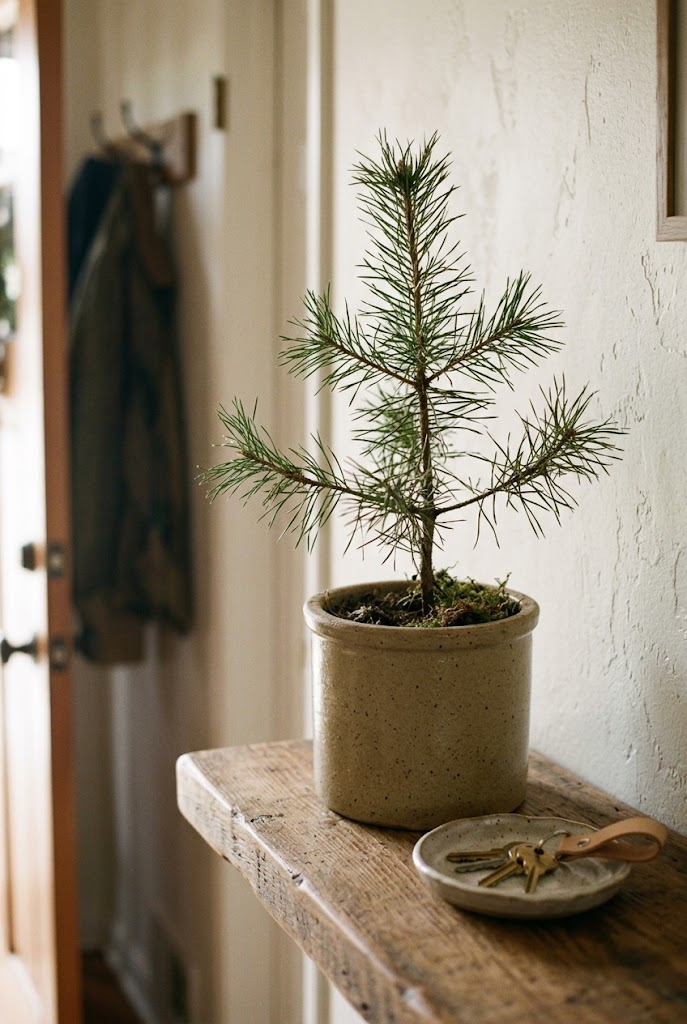 14. Bare Miniature Tabletop Tree in Stoneware