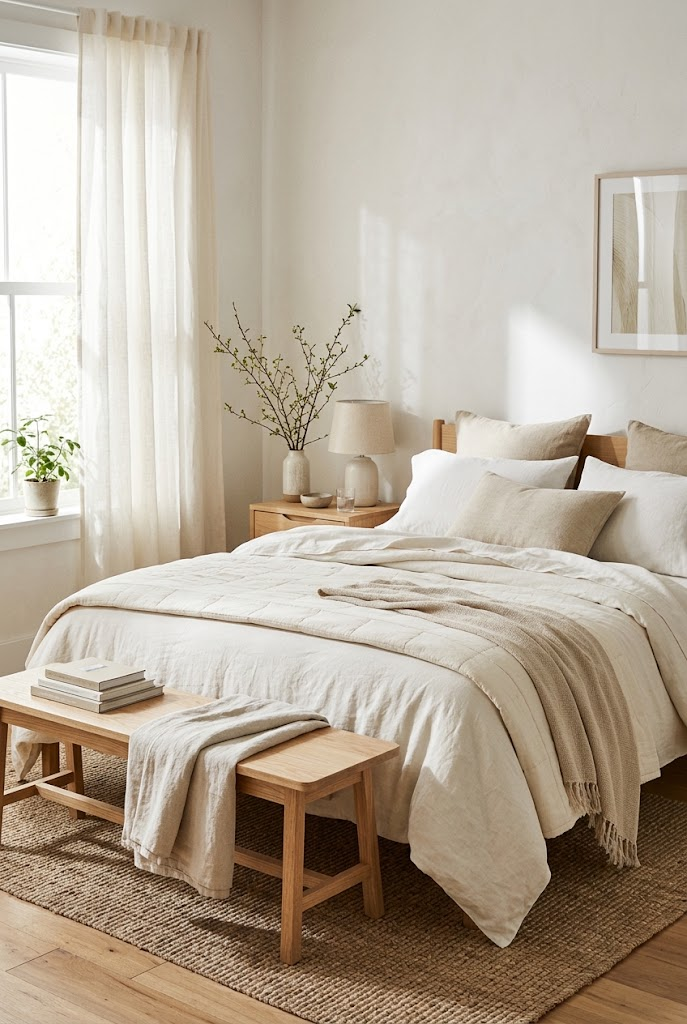 15. Make the Bed Feel Relaxed and Lived-In
