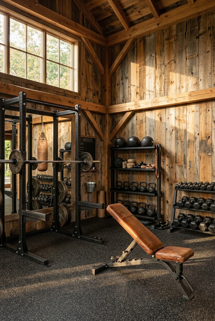 Rustic Home Gym